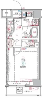 クレヴィスタ梅島【2階】の間取り