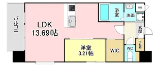 ハイネス徳力【2階】の間取り