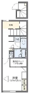 レオパレス八雲【2階】の間取り