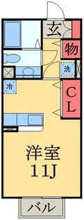 ノーベルパーク16【1階】の間取り