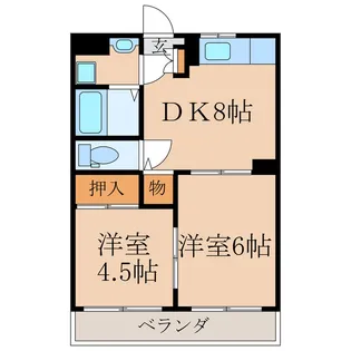 パークヒル古前城【4階】の間取り
