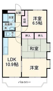タイガーズマンション美しが丘【3階】の間取り