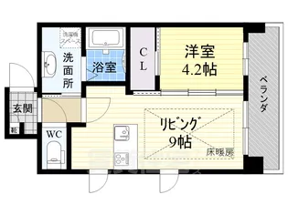 第26関根マンション【6階】の間取り
