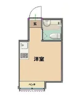 パークハイツ祖師谷【2階】の間取り