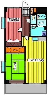 アゼル川口【3階】の間取り