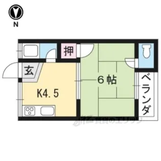 第二誠佳苑【2階】の間取り