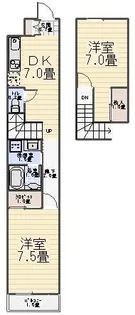 フィールズマンション1【2階】の間取り