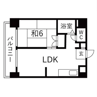 アドべ93【6階】の間取り