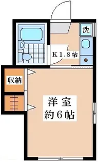 サンライズハイム【2階】の間取り