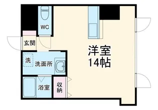 アソルティ伝馬町【3階】の間取り