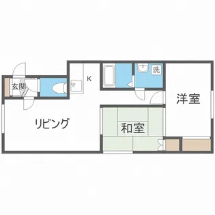 コーポM40【1階】の間取り
