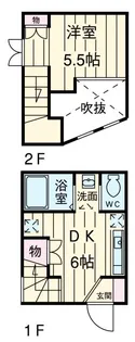 エステート長津田V棟【1階】の間取り