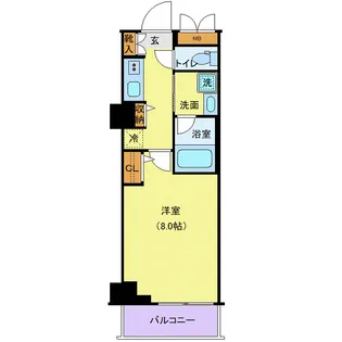 TATSUMIスカイガーデンテラス【3階】の間取り