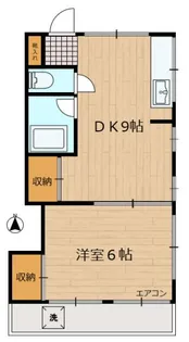 市川荘【2階】の間取り
