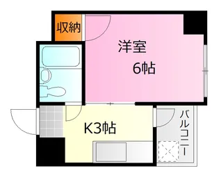 コーポ紀本【3階】の間取り