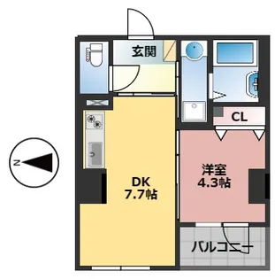 新鎌ケ谷FタワーII【8階】の間取り