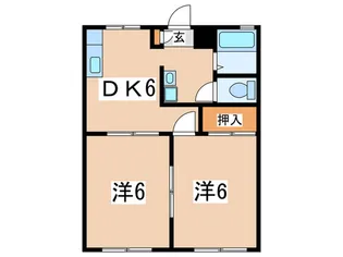エスポワ-ル泉【1階】の間取り