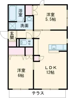 GRAND MAISON 曲輪【1階】の間取り