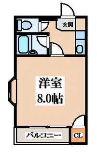 メゾン花園西【2階】の間取り