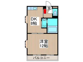 山崎ハイツ【3階】の間取り