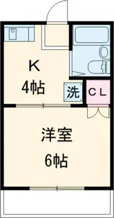 ヴィラ川村【2階】の間取り