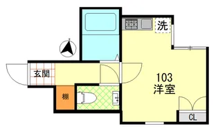 A・Wレジデンス池袋本町【1階】の間取り