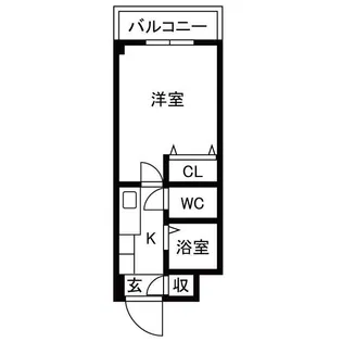 マインズ東三田【3階】の間取り
