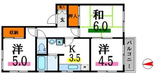ハイツクレインIII【2階】の間取り