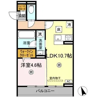 レーヴ・ウェル葉山【1階】の間取り