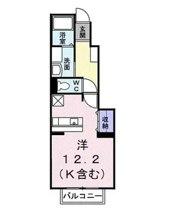 プーゼC【1階】の間取り
