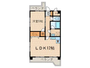 グランデージアルファI【2階】の間取り