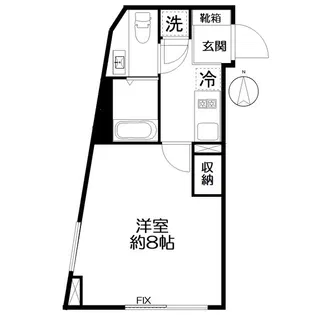 三誠ビルディング【3階】の間取り