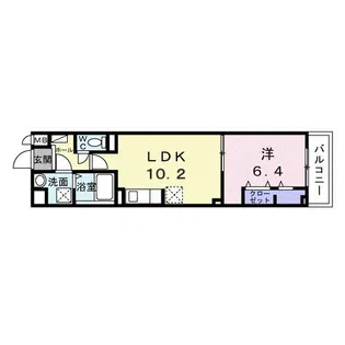 カピリナ K【4階】の間取り