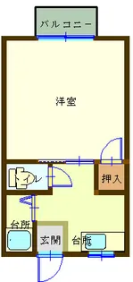 アーバンステージ・五番館【2階】の間取り