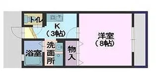 広島県廿日市市平良1【アパート】の間取り