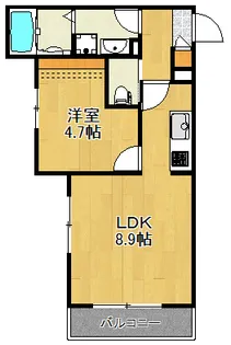 タウンハウス日吉T【3階】の間取り