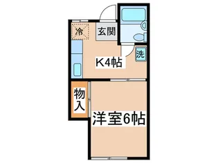 武田コーポ【2階】の間取り