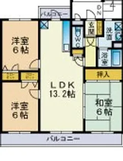 ファミール春日II【1階】の間取り