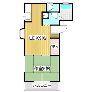 パールハイツ【1階】の間取り