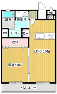 ワンフレンド【3階】の間取り