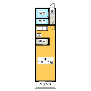プチシャトー【3階】の間取り