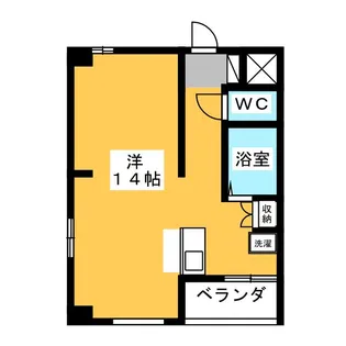 シャルムジャルダン【9階】の間取り
