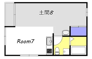 岡山県岡山市中区倉益【アパート】の間取り