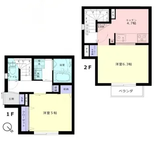 ライフ小竹向原の間取り