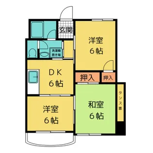 メゾンアルファ【4階】の間取り