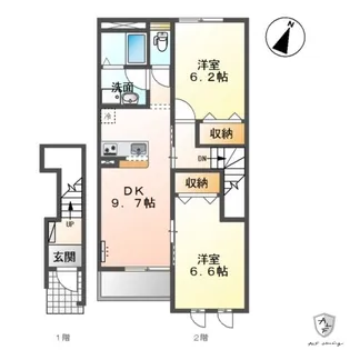 セレーマ【2階】の間取り