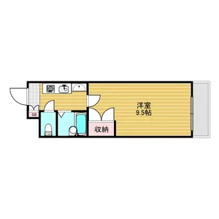 ルシェル新大阪【4階】の間取り