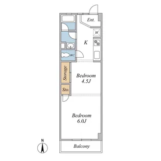 アステール・ナガセ【3階】の間取り