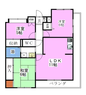 ソレーユ西船橋【4階】の間取り