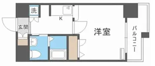 ピュアドームアートフル平尾【9階】の間取り